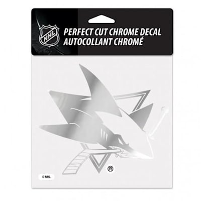 Perfect Cut Chrome Decal SJ (Wincraft Perfect Cut Hockey Chrome Decal - Chicago Blackhawks)