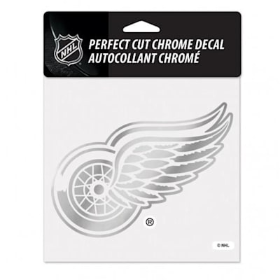 Perfect Cut Chrome Decal DET (Wincraft Perfect Cut Hockey Chrome Decal - Chicago Blackhawks)
