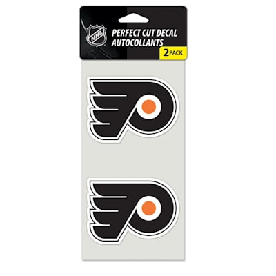 Perfect Cut Decal 2PK Flyers (Wincraft Perfect Cut Decal 2PK - Philadelphia Flyers)