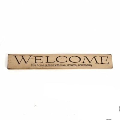 Painted Pastimes Welcome This Home (Painted Pastimes WELCOME This home... Sign - 24" x 3.5")