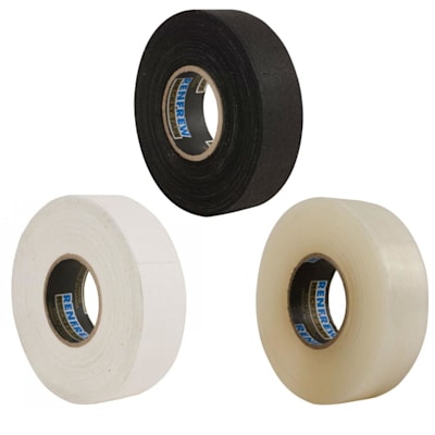 Renfrew 12 Pack Tape (Renfrew Hockey Tape 12 Pack - 6 White / 2 Black / 4 Clear)