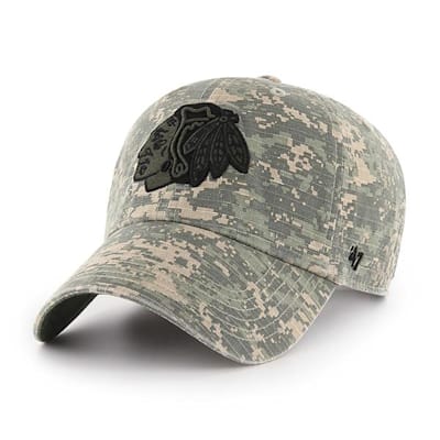 47 Brand Blackhawks Camo Officer Cap Pure Hockey Equipment