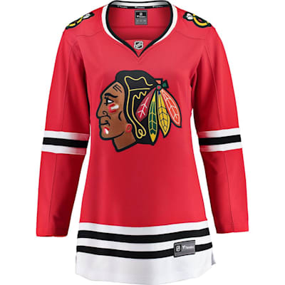 Womens black blackhawks jersey discount