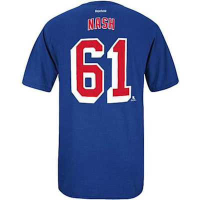 ماين كرافت لعبة Reebok Rick Nash NY Rangers RBK Tee - Mens | Pure Hockey Equipment ماين كرافت لعبة