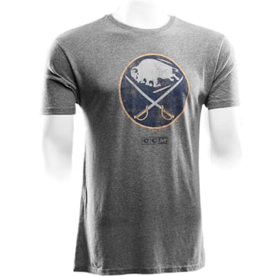 Front (CCM Buffalo Sabres Heritage Logo Short Sleeve Tee - Mens)