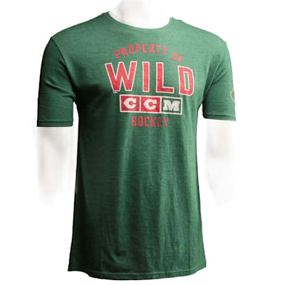 Minnesota Wild (CCM Minnesota Wild Team Property Short Sleeve Tee - Mens)