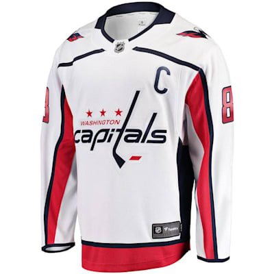 Stadium Adult Hockey Jersey - in White/Navy/Red Size XX-Large