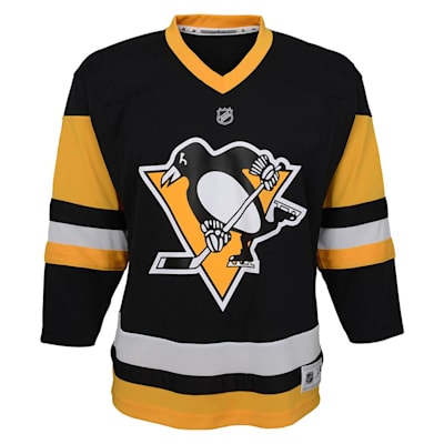  Outerstuff Pittsburgh Penguins Premier Home Team Jersey Black  (Kids Size 4-7) : Sports & Outdoors