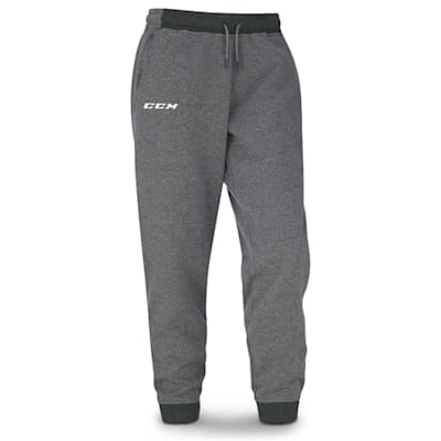 Grey (CCM Core Fleece Cuffed Sweatpants - Youth)