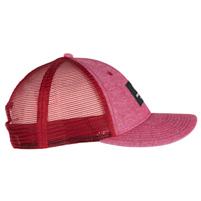  (Pure Hockey Chambray Red Mesh Back Hat - Adult)