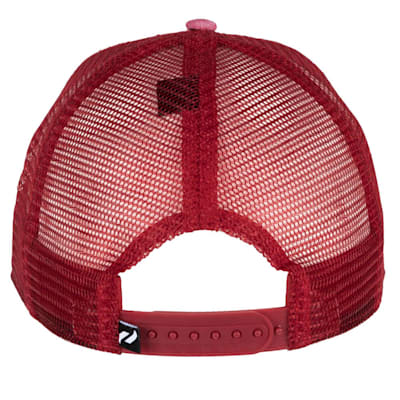  (Pure Hockey Chambray Red Mesh Back Hat - Adult)