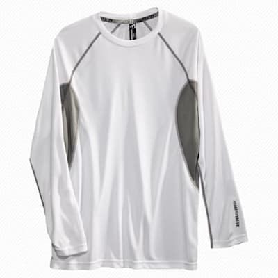 White (Warrior XStatic Long Sleeve Tee Shirt - Senior)