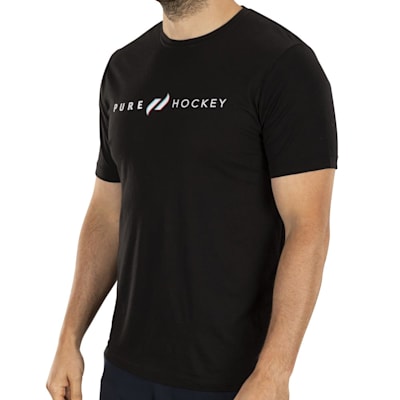  (Pure Hockey Classic Tee 1.0 - Black - Adult)