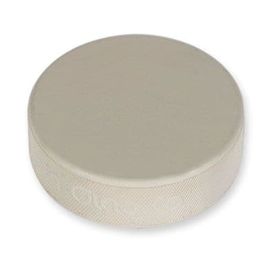  (A&R Goalie Ice Hockey Practice Puck - White 6 Ounce)