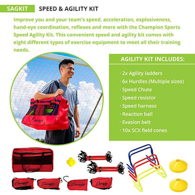  (Pure Hockey Champion Sports Speed & Agility Kit)
