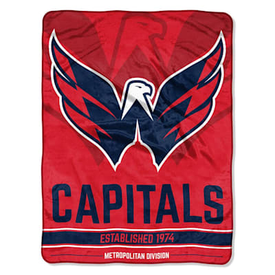 Capitals (Northwest Company NHL Micro Raschel Throw Blanket - 46" x 60")