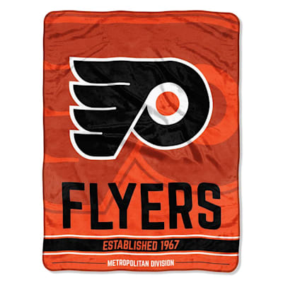 Flyers (Northwest Company NHL Micro Raschel Throw Blanket - 46" x 60")