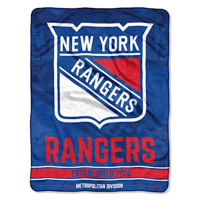 Rangers (Northwest Company NHL Micro Raschel Throw Blanket - 46" x 60")