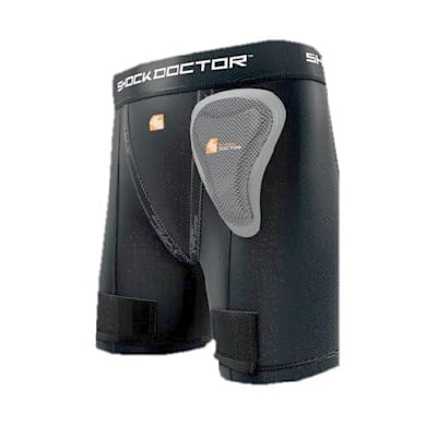 Black (Shock Doctor Female Core Hockey Jock w/ Pelvic Protector - Girls)