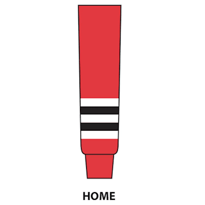 Red (NHL Team Hockey Socks - Chicago Blackhawks - Junior)