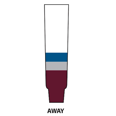 White (NHL Team Hockey Socks - Colorado Avalanche - Junior)