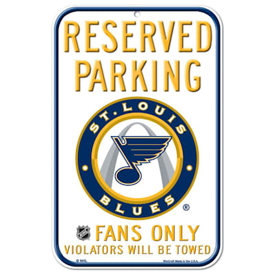  (Wincraft NHL Reserved Parking Sign - St. Louis Blues)