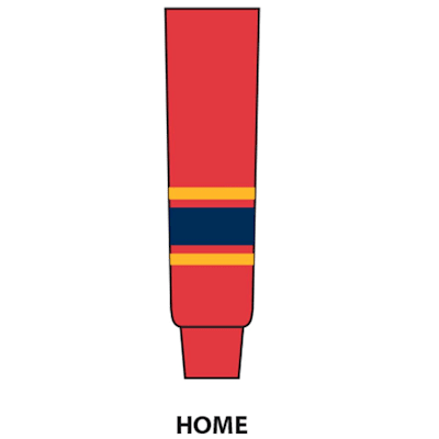 Red (NHL Team Hockey Socks - Florida Panthers - Intermediate)
