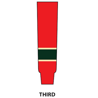 Third (NHL Team Hockey Socks - Minnesota Wild - Youth)