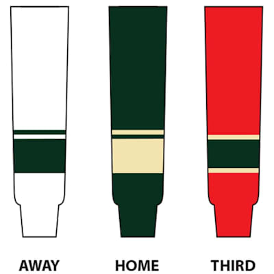  (NHL Team Hockey Socks - Minnesota Wild - Tyke)