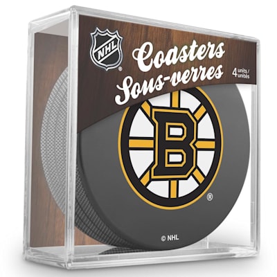  (InGlasco Puck Coasters Pack - Boston Bruins)
