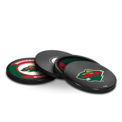 (InGlasco Puck Coasters Pack - Minnesota Wild)