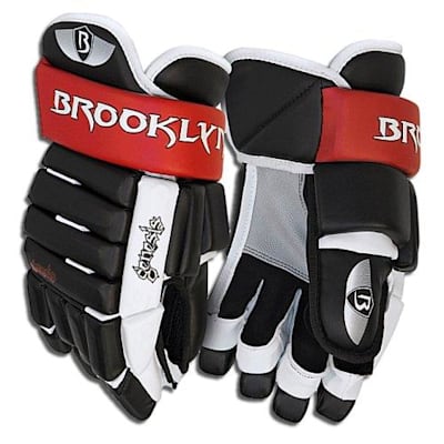 Black/Red/White (Brooklynite Genesis Gloves - Junior)