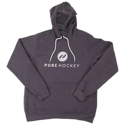 White Logo (Pure Hockey Pure Hockey Classic Hoodie - Navy - Adult)