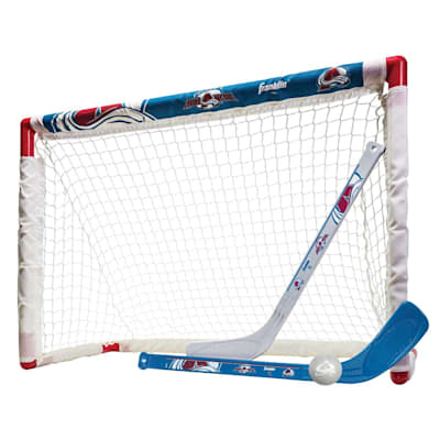  (Franklin NHL Team Mini Hockey Goal Set - Colorado Avalanche)