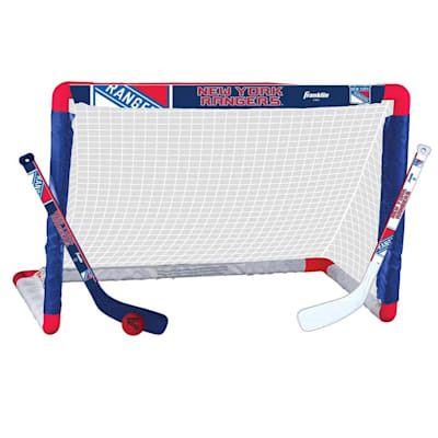 NHL Team Mini Goal Set - NYR (Franklin NHL Team Mini Hockey Goal Set - New York Rangers)