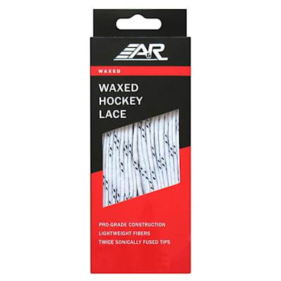 White Waxed (A&R Waxed Hockey Laces)