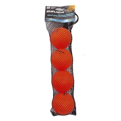 Orange (Bauer HydroG Liquid-Filled No Bounce Street Hockey Balls)