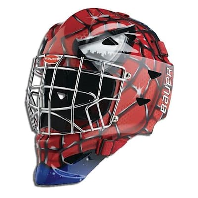 Spiderman (Bauer Profile 1400 Marvel Goalie Mask - Youth)