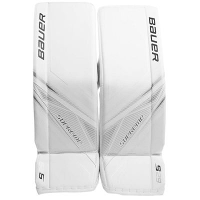 White/White (Bauer Supreme S29 Goalie Leg Pads - Senior)