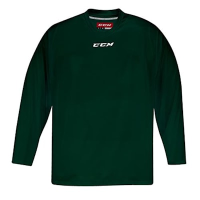 Front (CCM 5000 Practice Jersey - Dark Green - Junior)