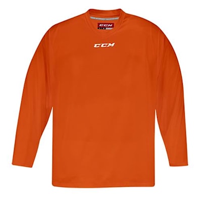 Custom Orange White-Green Hockey Jersey Men's Size:S