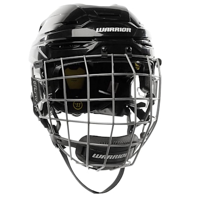 Black (Warrior Alpha One Pro Combo Hockey Helmet)