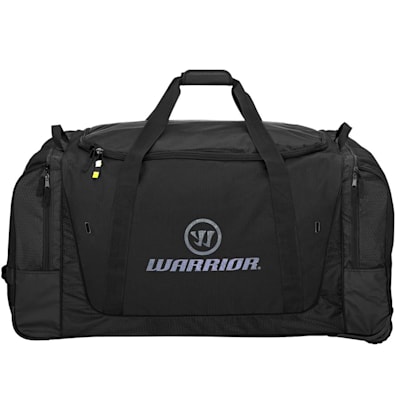 Black/Grey (Warrior Q20 Cargo Wheel Hockey Bag - Large - Senior)