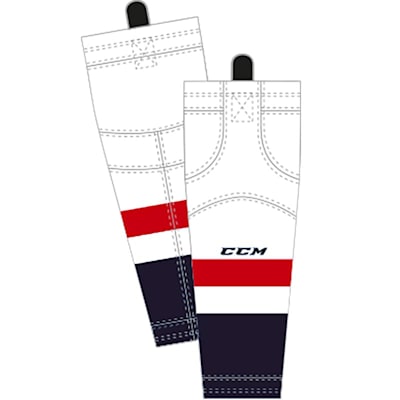 CCM Senior 26" SX8000 Hockey Socks WhtRedNavy 