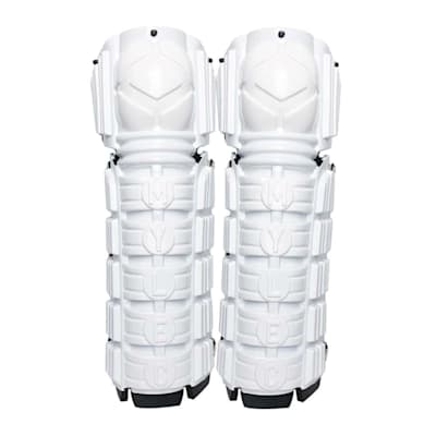 9 Inches White Mylec MK5 15-inch Shin Pad Size 