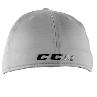 Light Grey/Black Back (CCM Tech Structured Flex Fit Hat - Adult)