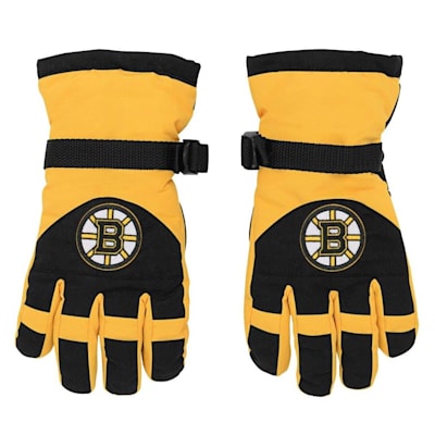 Front (Outerstuff Nylon Winter Gloves - Boston Bruins - Youth)