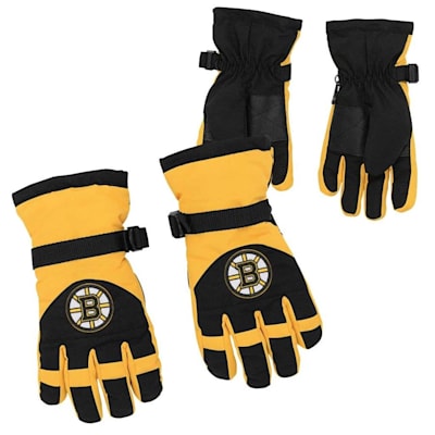 Both (Outerstuff Nylon Winter Gloves - Boston Bruins - Youth)