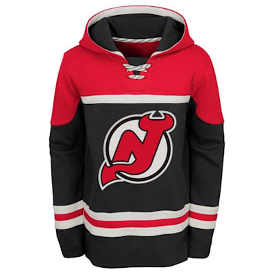 Adidas New Jersey Devils Asset Pullover Hoodie - Youth | Pure ...