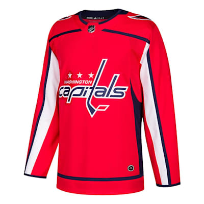 Front (Adidas Washington Capitals Authentic NHL Jersey - Home - Adult)